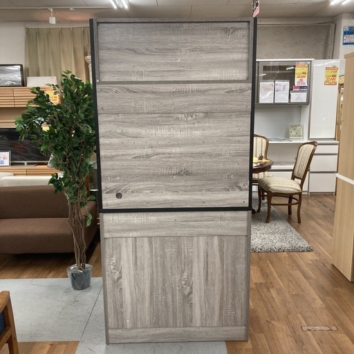 S285 ⭐ アイアンキッチンラック オープンタイプ 食器棚 幅87cm USED 綺麗