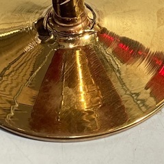 ☆値下げ☆O 2503-475 ベネチアングラス 2脚 バラ売り不可 キズ 汚れありの画像