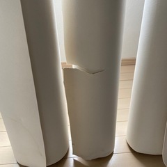 大理石柄　ホワイト　フローリングマットの画像