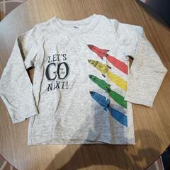 日本ニット中央卸商業組合連合会　サイズ100 グレーTシャツ🌈👕🙆