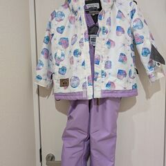 キッズ スキーウェア 上下セット 110cm 女の子