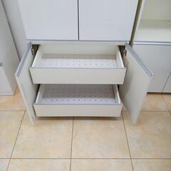 ★ジモティ割あり★ パモウナ 収納棚 白 H229×D44×W79.5 クリーニング済み OJ8465