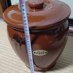 【差し上げます】漬け物用　壺の画像