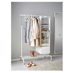 ［引き取り限定］IKEA リッガ ハンガーラック の画像