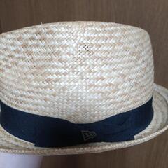 ニューエラ麦わら帽子の画像
