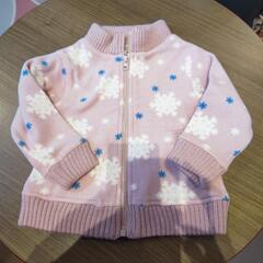 PURE WEAR OOPS サイズ90 雪の結晶フリース❄🌸🙋