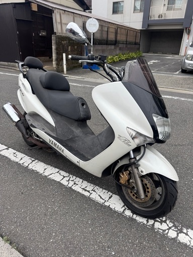 マジェスティ125FI タイヤ、駆動系ほぼ新品　実動異音あり