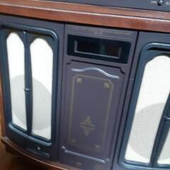 最終値下げ！早い者勝ち❗コロムビア「音聴箱」レコード、カセットテープ、CD対応のスリムボックス型オーディオ機器の画像