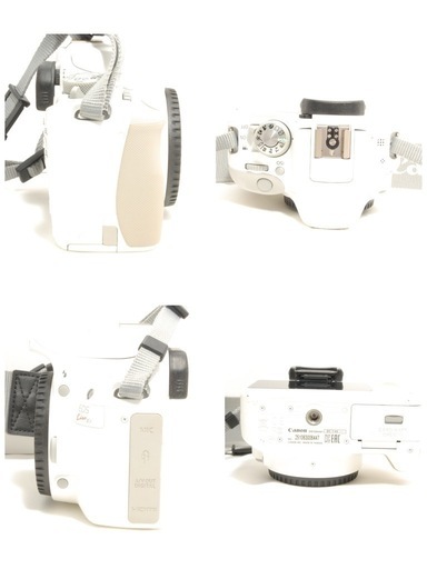 【希少ホワイト】Canon EOS Kiss X7 ホワイト レンズ2本付き Amazon | Canon デジタル一眼レフカメラ EOS Kiss X7(ホワイト) ダブル