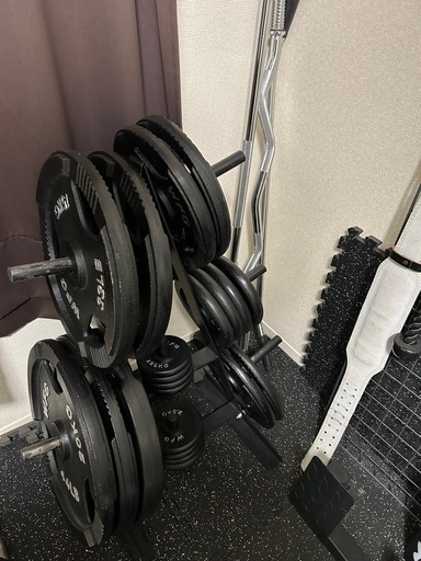 WILD FITのパワーラックセット　※マットとベルトは含みません。