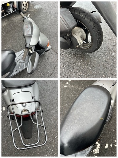 580 SUZUKI スズキ 原付バイク スクーター 50cc Let's レッツ シルバー