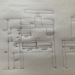 学習机と椅子　15年経過の画像