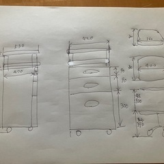 学習机と椅子　15年経過の画像