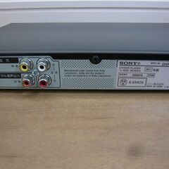 【再生確認済み】ソニーDVDプレーヤー　DVP-SR20の画像