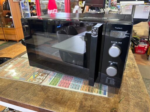 【愛品館 市原店】yselect　2023年製　電子レンジ　YMW-ST17J1(K)　【愛市IFC052702-104】