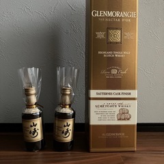 山崎12年　２本Glenmorangie The Nectar ...