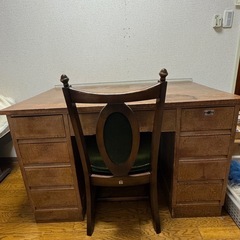 譲ります。
昭和レトロ　デスク　木製