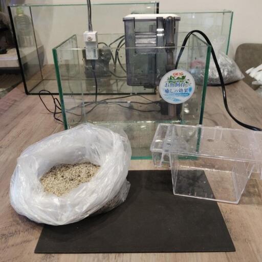 25cm ガラス水槽 セット
