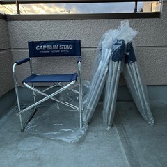 ディレクターチェアー4脚
の画像