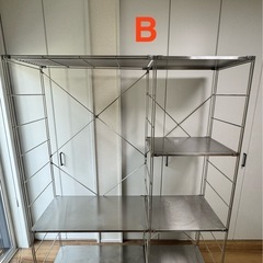 無印良品 ステンレスユニットシェルフの画像