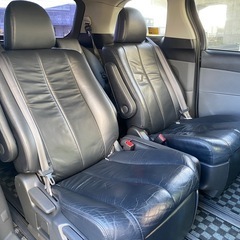 レザーパッケージ★後席フリップダウンモニター★大型ナビ★両側電動パワスラ★電動パワーシート＆シートヒーター★Bluetooth★寒冷地仕様の画像