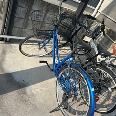 Blue bicycle, 1 month of use