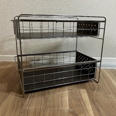 2段ストッカー　引き出し