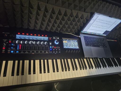 鍵盤楽器、ピアノ yamaha montage m8x