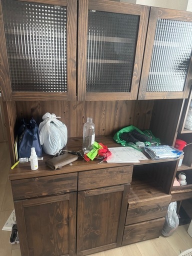 マナベ家具食器棚1200サイズお引き取りできる方