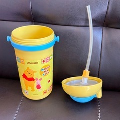 水筒　プーさん　ストローの画像