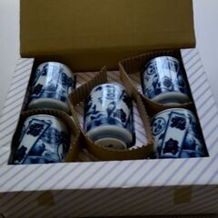 茶飲み茶碗　5個　大相撲　霧島