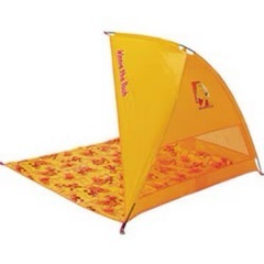 中古品 プーさん ディズニー サンシェード 日除け UVカット 公園 お出かけ アウトドア の画像