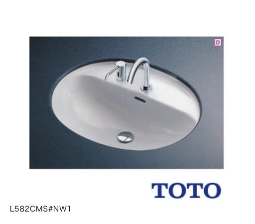 L582CMS#SC1 TOTOカウンター式洗面器 アンダーカウンター式 洗面器