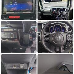 N-BOX モデューロX Gターボ 8インチナビ 白黒 車検満タン 埼玉県 久喜市の画像