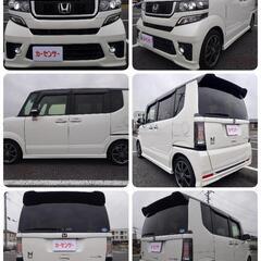N-BOX モデューロX Gターボ 8インチナビ 白黒 車検満タン 埼玉県 久喜市の画像