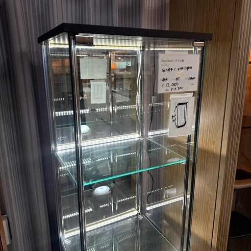 ガラスケース 4段両扉 コレクション フィギュア 棚 ショーケース 白