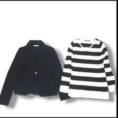 66JMKレディース 春夏物 お洋服1枚40円 50枚 Мサイズ中心 カットソー Tシャツ　ロンT デニムシャツ スカート パンツの画像