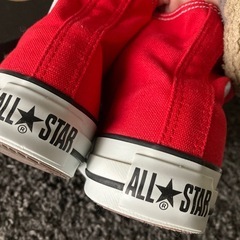  新品未使用品　コンバース 23センチ　CONVERSE キャンバス オールスター HI M9621 32060182 レッド メンズ レディース 正規品 スニーカー 靴 ハイカットの画像