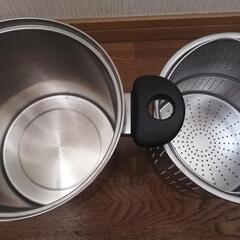 パスタ鍋　スパゲッティ鍋　パスタサーバー　パスタレードルの画像