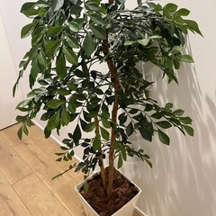 【美品】フェイクグリーン 人工観葉植物 110cm