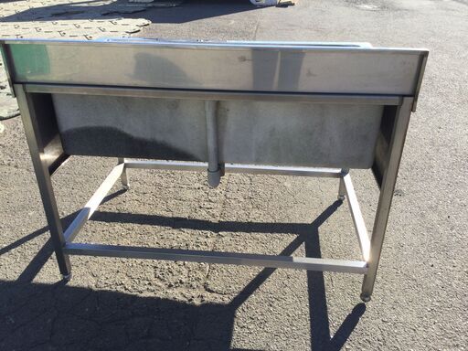 中古　全槽シンク　流し台　１点限り　現場　トリミング　ペット　キッチンカー