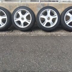 ヨコハマタイヤ製　マルチアルミホイール　日本製　　旧車　　レトロ...