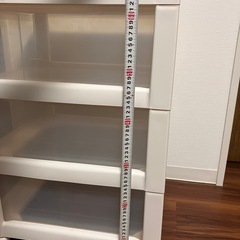 ※月末処分予定 ①衣装ケース　3段の画像