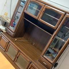 食器棚付きテレビ台の画像