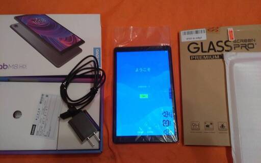 【本日お渡し予定★成約済】配送不可■数回使用のみ■Lenovo tabM8 HD■TB-8505X■2G+16G■ZA5H0155jp■ＬＴＥモデル■スマホ■レノボ■タブレット■ガラス保護フィルム付■配送不可