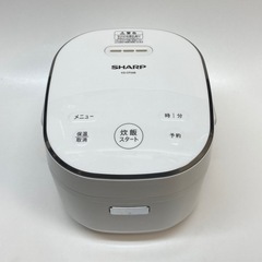 SHARP 3合ジャー炊飯器　KS-CF05B-W
