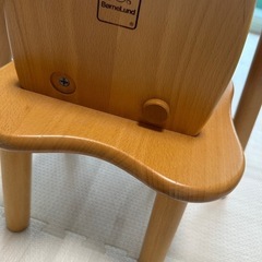 ボーネルンド　テーブル　椅子　2脚セット　　の画像