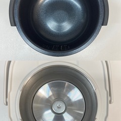 SHARP 3合ジャー炊飯器　KS-CF05B-Wの画像