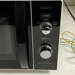 電子レンジ 東芝 2019年製 er-sm17の画像