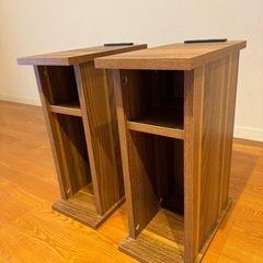 【美品】サイドテーブルセット/コンセント付き